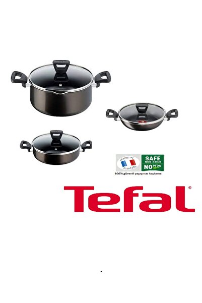 TEFAL 2xtitanyum Xl 3 Lü Tencere Set