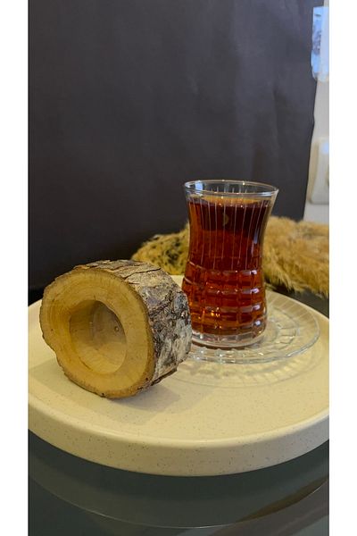 Paşabahçe طقم شاي مطرز يدويًا بنمط قلم رصاص