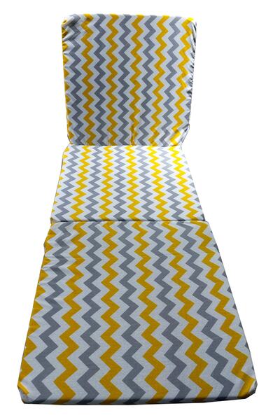 Vip Home Concept Şezlong Minderi Plaj Kamp Yatağı Katlanır Fermuarlı 55x165x3...