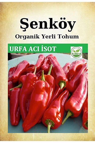 Şenköy Yerli Urfa Isot Acı Biber Tohumu Doğal Ata Tohum Pakette 10 Gr 2500 To...