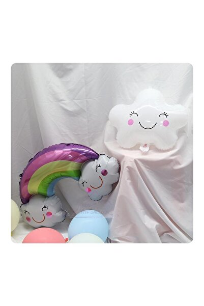 Patladı Gitti Σετ γιορτής γενεθλίων Rainbow Cloud Concept Age 2