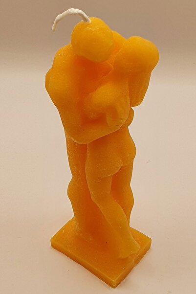 FANTASTİK SANAT ATÖLYESİ Dekoratif Hediyelik Turuncu Renk Hindistan Cevizi Ko...