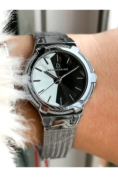 Navimarine Steel Cord Waterproof Women's Wristwatch Bracelet