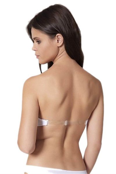 Orkide 2850 Sutien transparent fără bretele cu suport