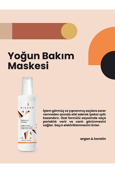 Nissha Argan Keratin Intensive Treatment Serum for Damaged Hair