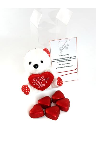 Nilgün Baymış Neva Konsept Hediyelik Sevgililer Günü Hediyesi Oyuncak Ayılı A...