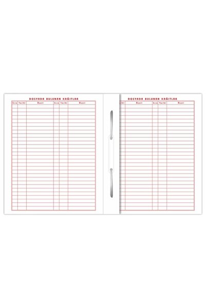 Kaya Avukat Soruşturma Ceza Dava Icra Dosyası Kırmızı 1. Kalite 100'lük Paket