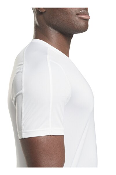 Reebok Crew Neck Plain White Pánské tričko Hı3917 Wor Comm Ss Tech Tee