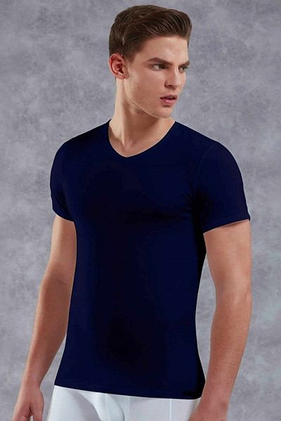 Doreanse 2855 T-shirt με κοντό μανίκι με λαιμόκοψη