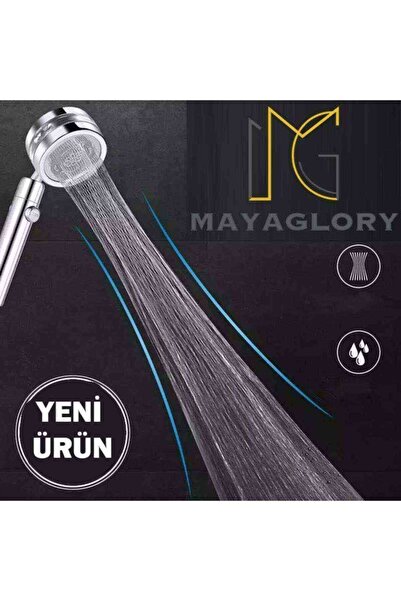 Mayaglory Animasyonlu Duş Seti Pvc Garantili Hortum Lüks Mafsal