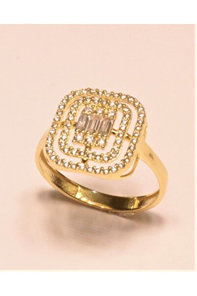 Hakan Güler Kuyumculuk Altın Baget Taşlı Yüzük