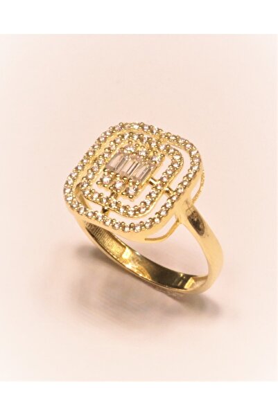 Hakan Güler Kuyumculuk Altın Baget Taşlı Yüzük