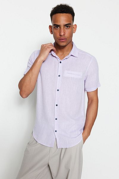 Trendyol Collection Hemd - Lila - Regular Fit