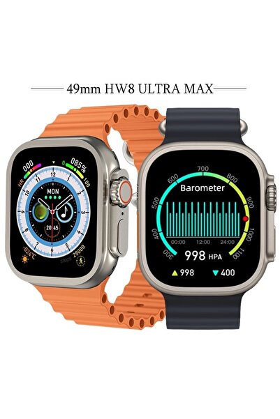 LEDSAN Hw 8 Ultra Max 2.05 Inç 49m Akıllı Saat Premium Ios-android Uyumlu Wea...