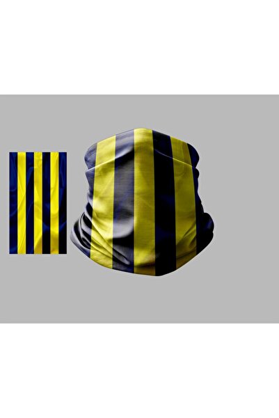 Buffalo أصفر كحلي تصميم راكب الدراجة النارية متعدد الأغراض طوق الرقبة في الهو...