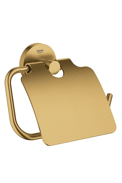Grohe Essentials Covered Toilet Paper Holder - Cool Sunrise Brushed Design 40367gn1