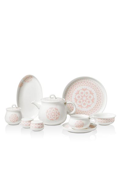 KORKMAZ New Bone Aşiyan Collection 30 Piece Breakfast Set