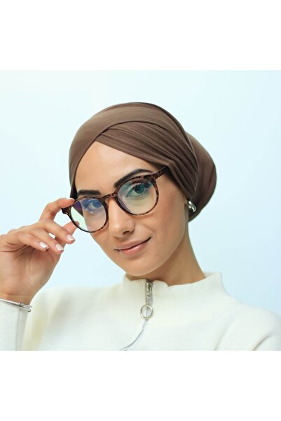 LOOKUP Lookup Unisex Leopard Pattern Round Frame Reading Glasses Clear Glass