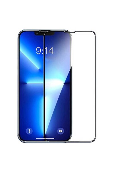 PSGT Iphone 14 Uyumlu Tam Kapatan Tamperli Cam Ekran Koruyucu Kırılmaz Cam