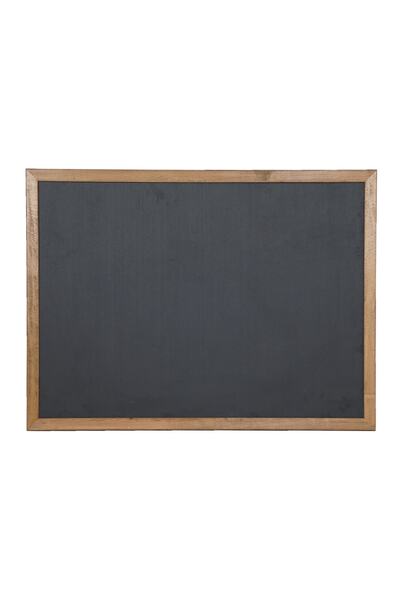 Vivekka 60x90 Ahşap Çerçeve Laminat Tebeşir Yazı Tahtası - Siyah