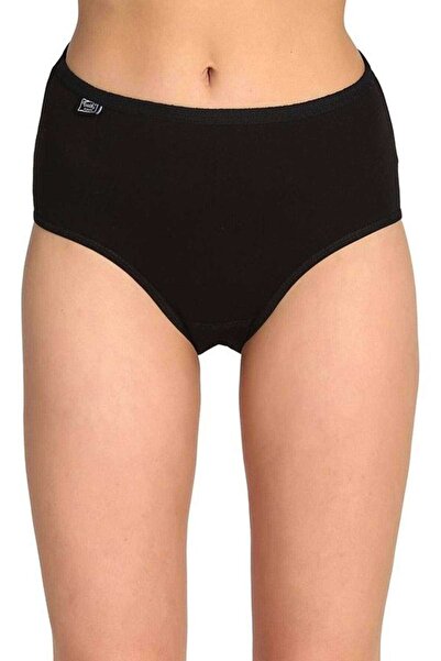 Tutku Chiloți negri cu talie înaltă pentru femei - 2 bucăți de cauciuc subțire Bato