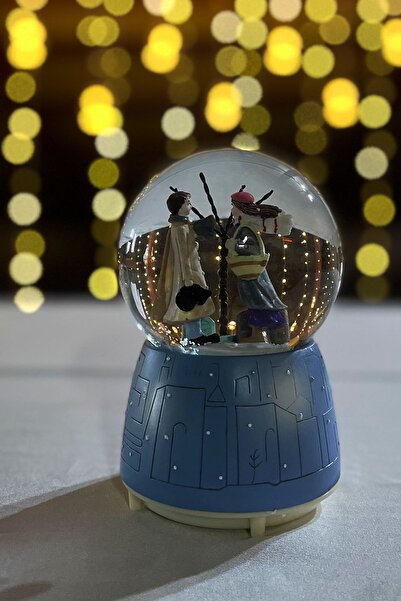 moryconcept Kış Masalı Kar Küre Püskürtmeli Işıklı Müzikli En Büyük Boy Sevgi...