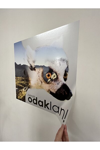 Akıllı Kağıt Statik Tutunma Özellikli Zafere Odaklan Tablo 72 - 72 Cm