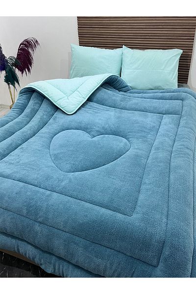 NANOSOFT Single Turquoise Welsoft Quilt