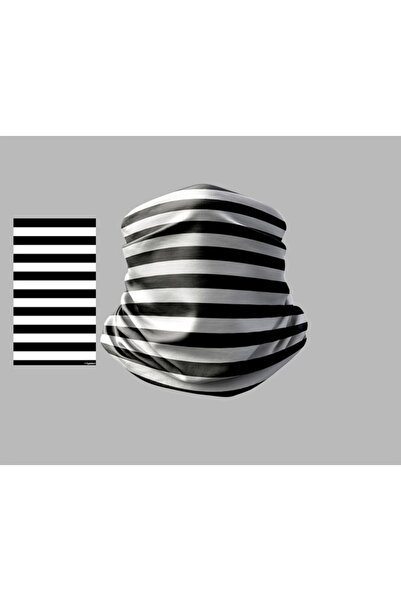 Buffalo Black and White Designed Biker Multi-Purpose Outdoor Neck Collar Unis...