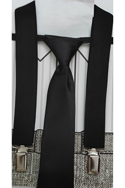 ÖZBEBİŞİM طقم حزام ربطة عنق للأطفال من سن 1 إلى 8 سنوات