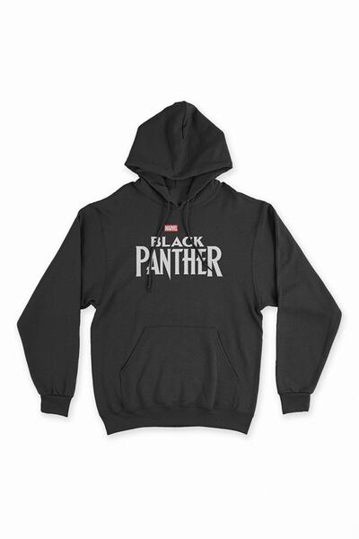 Generic Brand Black Panther Black Hooded Sweatshirt Hoodie