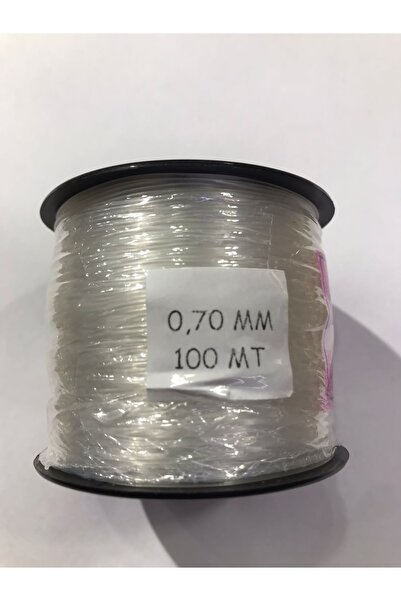 LİVZA BİJUTERİ Lastikli Misina 0,70 M , Lastikli Misina ,bileklik Ve Hobi Işleri Için Esnek Ip 100mt