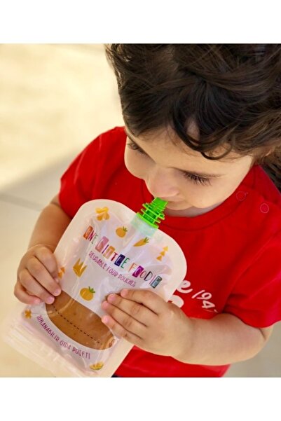 One Little Foodie Yıkanabilir Gıda Poşeti 150 ml 5'li Set