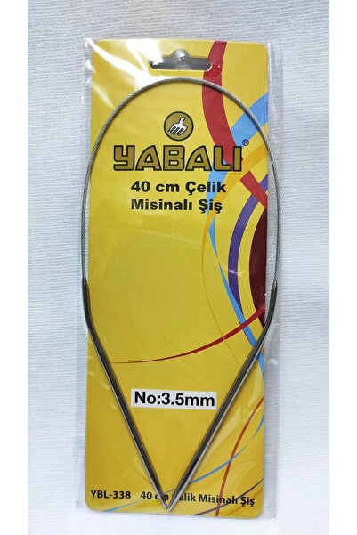 ATMACA TUHAFİYE 3,5 No Yabalı 40 Cm Titanium Mesh Skewer - Linie de oțel