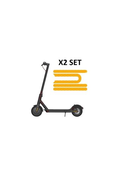 TSC Citymate Urban Uyumlu Scooter Reflektör Sticker Vida Yerleri