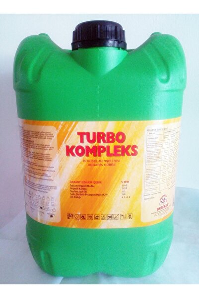 TURBO KOMPLEKS (26 KG/20 LT) -yüksek Organik Madde Içerikli Sıvı Gübre (%100 ...