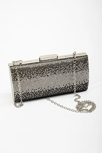 Rockcraft.tr Сребърна чанта с камъни и султан