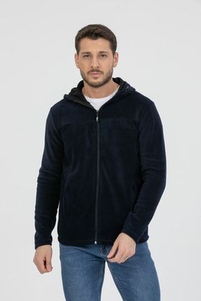 GELE BHS Erkek Lacivert Polar Tam Fermuarl Kapu onlu Sweatshirt Fiyat Yorumlar Trendyol