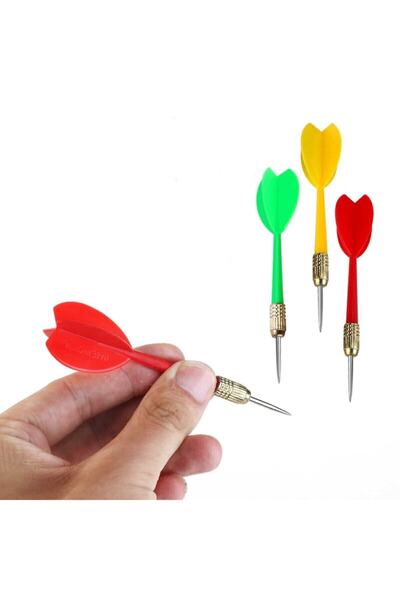 Genel Markalar Dart Oku 3 Lü Yedek Dart Ucu Metal Uçlu Dart Iğnesi