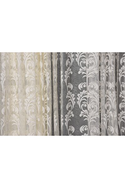 AKÇA TEKSTİL Κουρτίνα φόντου με πλισέ μονόχρωμη κρέμα ειδάλλου, 300*260 εκ.