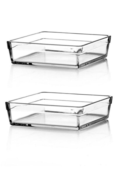 Paşabahçe Premium 2'li Kare Pişirme Kabı