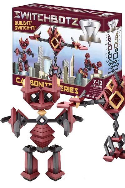 4M Switchbotz Carbonite Geometric Coordination Lego Game 88 Pieces PC294