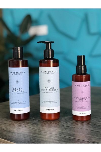 Artego Rain Dance Color - Shampoo Color Cream Conditioner, Heat Preservation and Antioxidant Effect