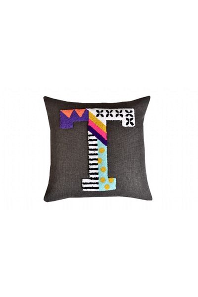 ge living Letter t'Carnaval Model Punch Hand Embroidered Throw Pillow Cover