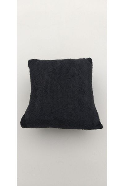 STAND MARKET Clock Pillow Domestic Suede Black 10 Pieces