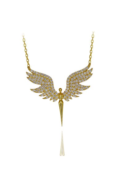 Takı Boom Kadın Altın Mikailin Kılıcı 925 Ayar Gümüş Kolye