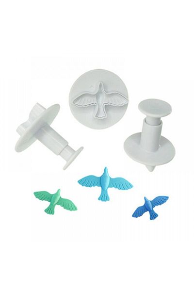 DALKIR GIDA Bird Pressed Snatch 3-Piece Cookie Mold