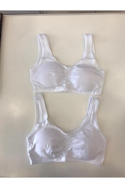 Öztaş Underwear Kız Çocuk Süngerli Kalın Askılı Büstiyer 2'li