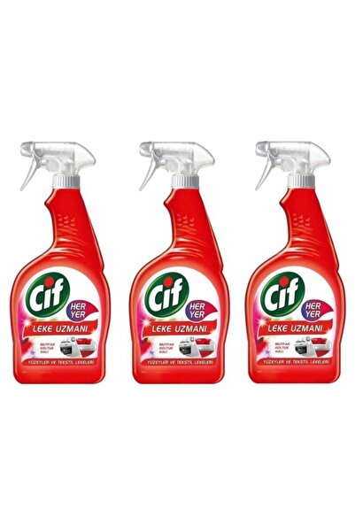 Cif Her Yer Leke Uzmanı Sprey 750 ml 3 Adet