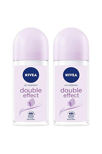 NIVEA Double Effect Kadın Deodorant Roll-on 50 Ml 2'li Set